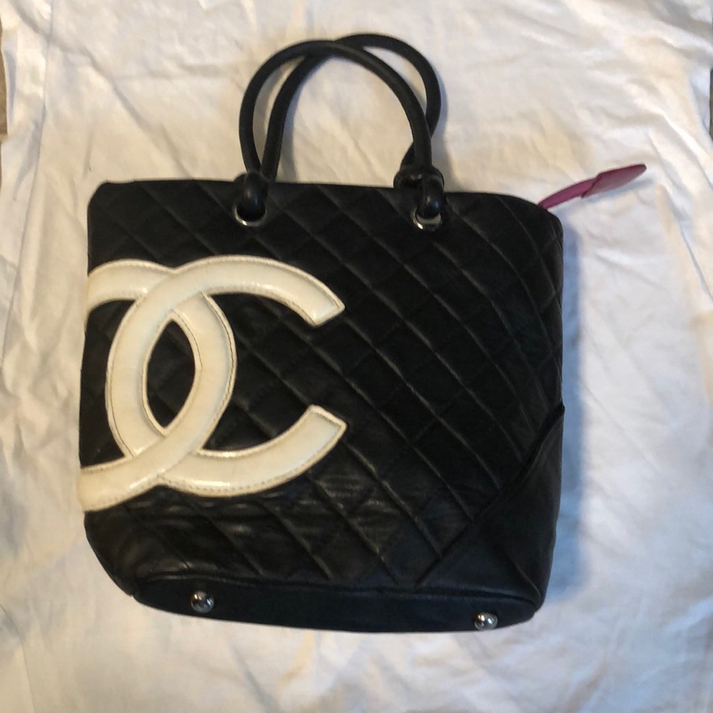 Chanel  Calfskin Quilted Mini Tote..